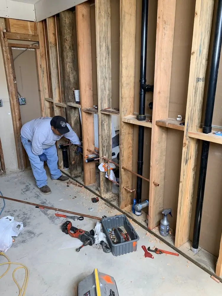 Commercial rough-in plumbing for Gas Line Repair in Downtown Elgin